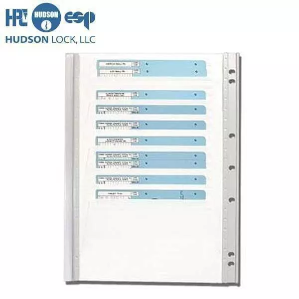 HPC - HCARDBP - Code Card Storage Panel - 40 Cards