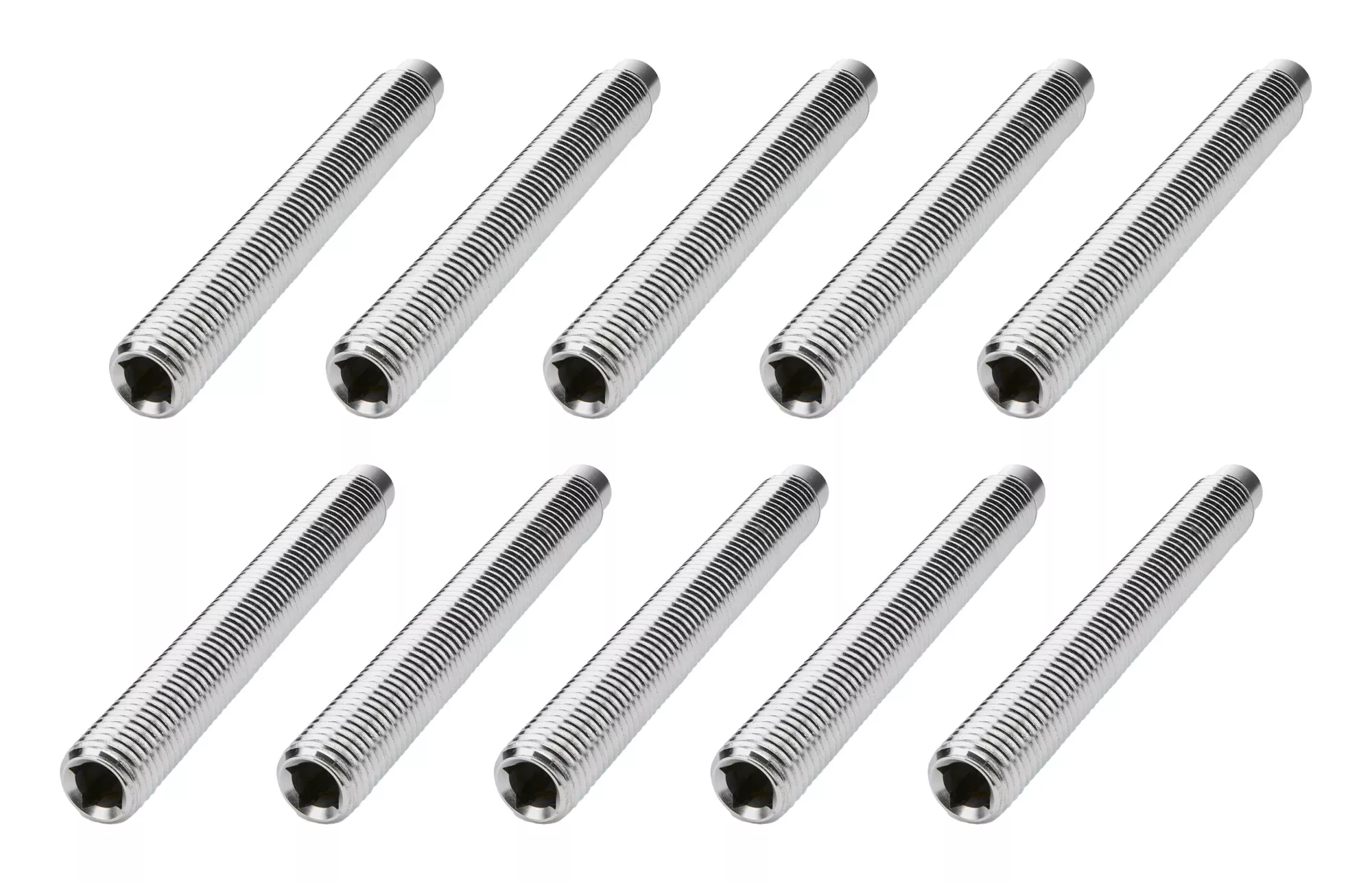 Jack Bolt Steel 8in Coarse Thread 10pk