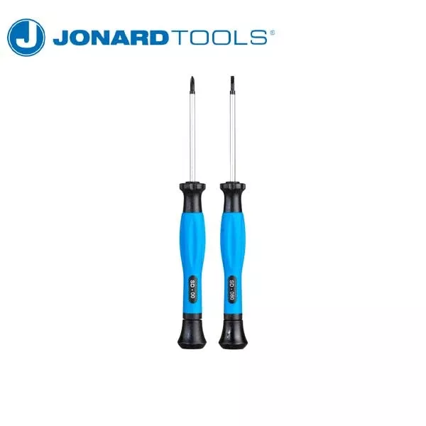 Jonard Tools - Phillips #00 & Cabinet-Tip Slotted Precision Screwdriver Set