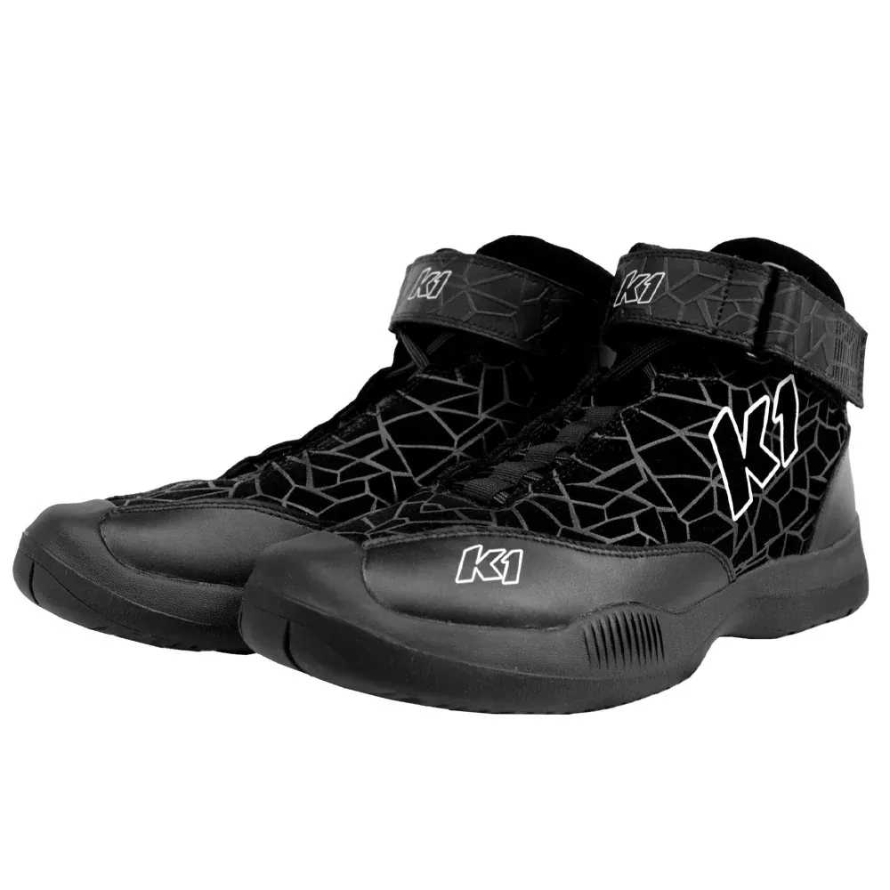 K1 RaceGear - Crew Shoe Versus Nomex 12.5 Black SFI 3.3/5