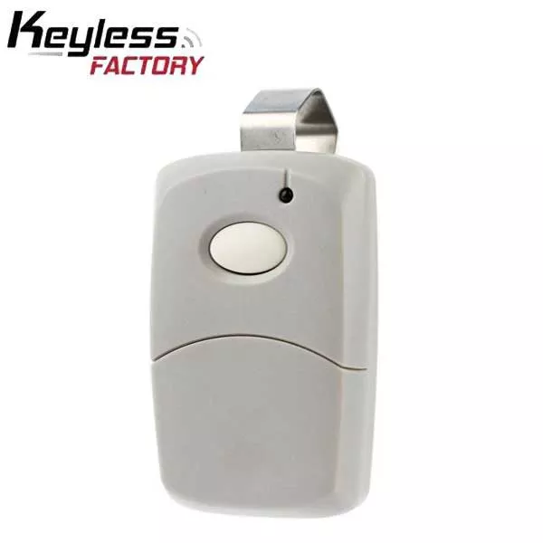KeylessFactory - Garage Door Remote - 1-Button - Replacement - 300 MHz - 9V