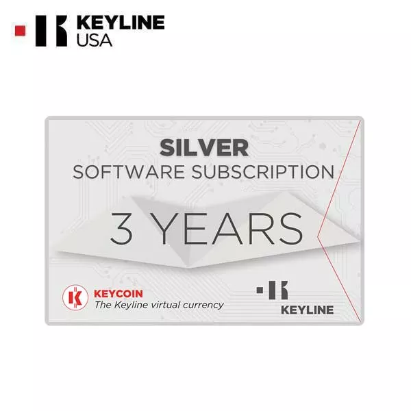 Keyline - Silver Software Subscription - 3 Year of Updates for Keyline Electronic Key Cutting Machines