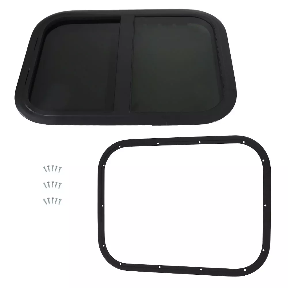 Labwork 18" W X 24" H RV Window Vertical Slide For RVs Camper W/ DOT