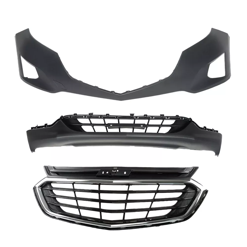 Labwork Front Bumper Assembly&Front Upper Grille For Chevrolet Equinox 2018-2019
