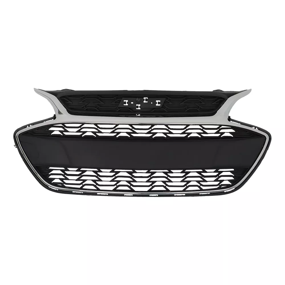 Labwork Front Bumper Upper Grille Black Chrome For 2019-2022 Chevrolet Spark