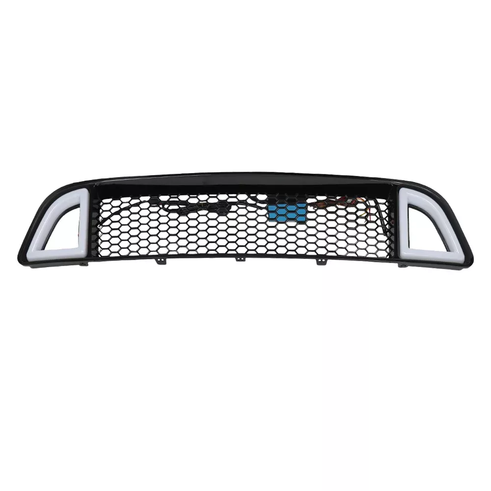 Labwork Front Bumper Upper LED Grille Non-Shelby For Ford Mustang 2013-2014