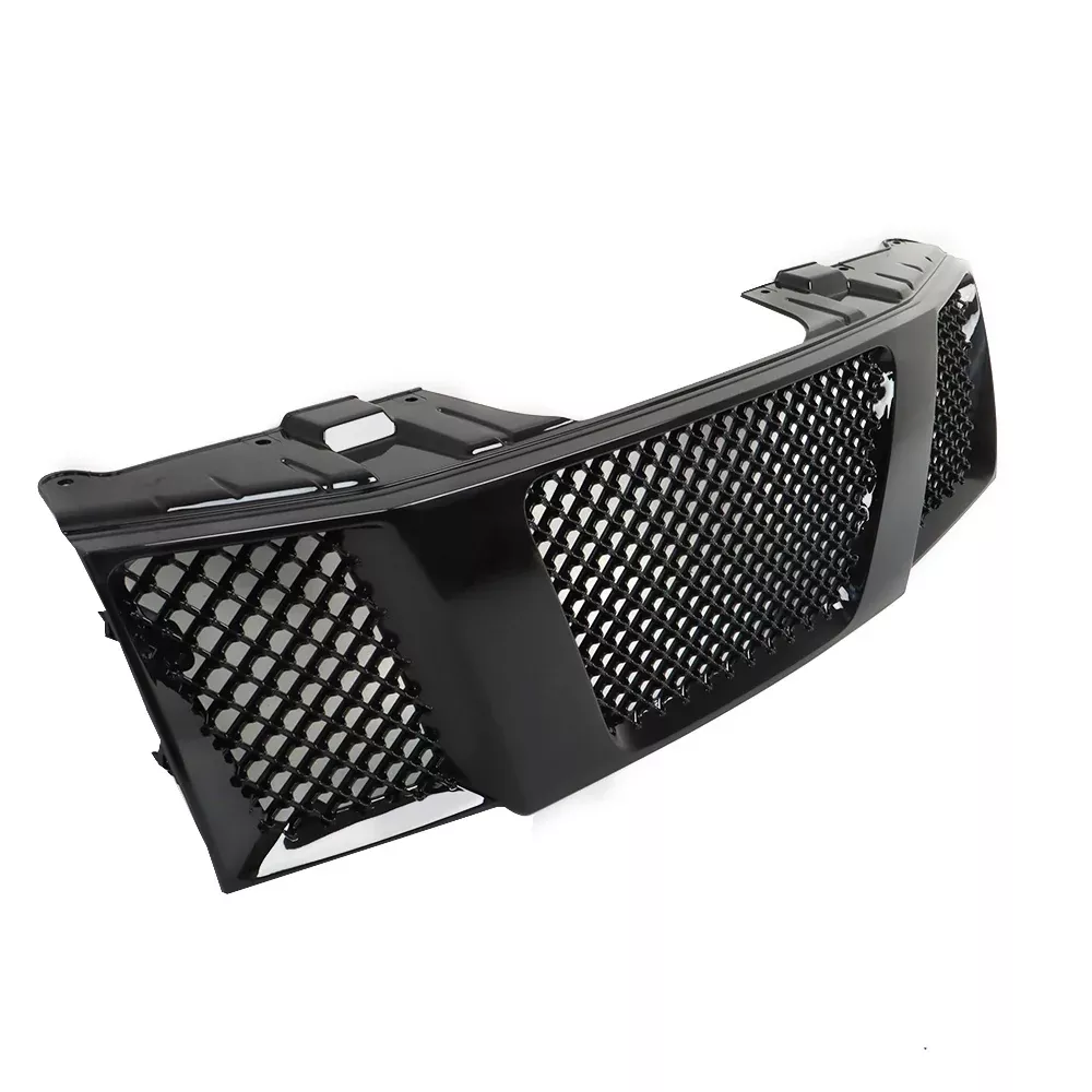 Labwork Front Grill For Nissan Navara Frontier D40 2005-2008 Gloss Black Grill