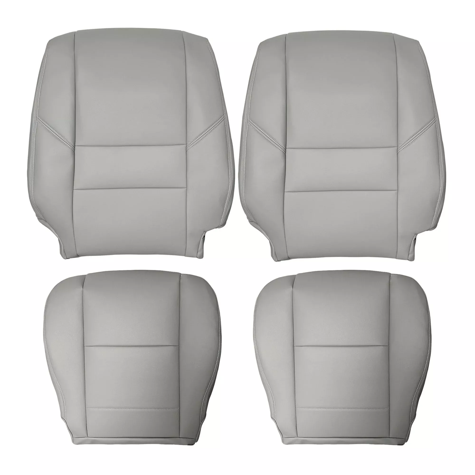 Labwork Seat Cover Driver Passenger Bottom Top For Toyota Sequoia 2000-2007 Gray