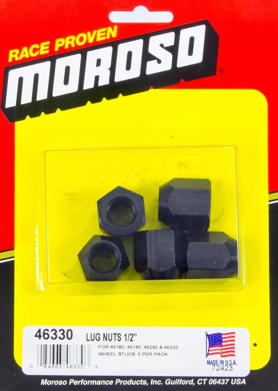 Moroso - 1/2-20 Lug Nuts (5pk)