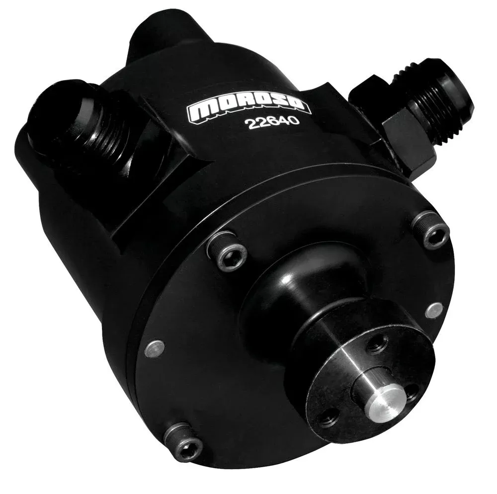 Moroso - 3 Vane Vacuum Pump for Wet Sump Oiling Systems