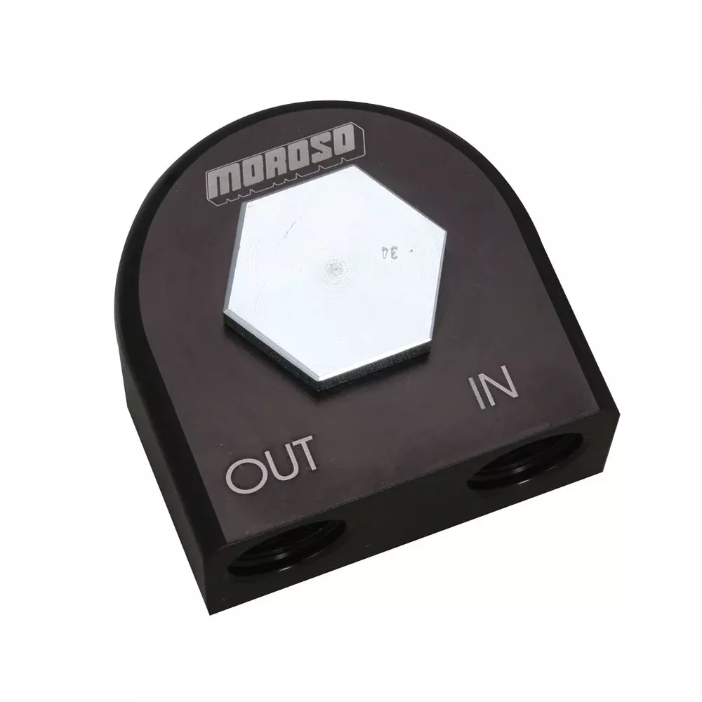 Moroso - 90 Degree Filter Adapter - 3/4-16 Thread