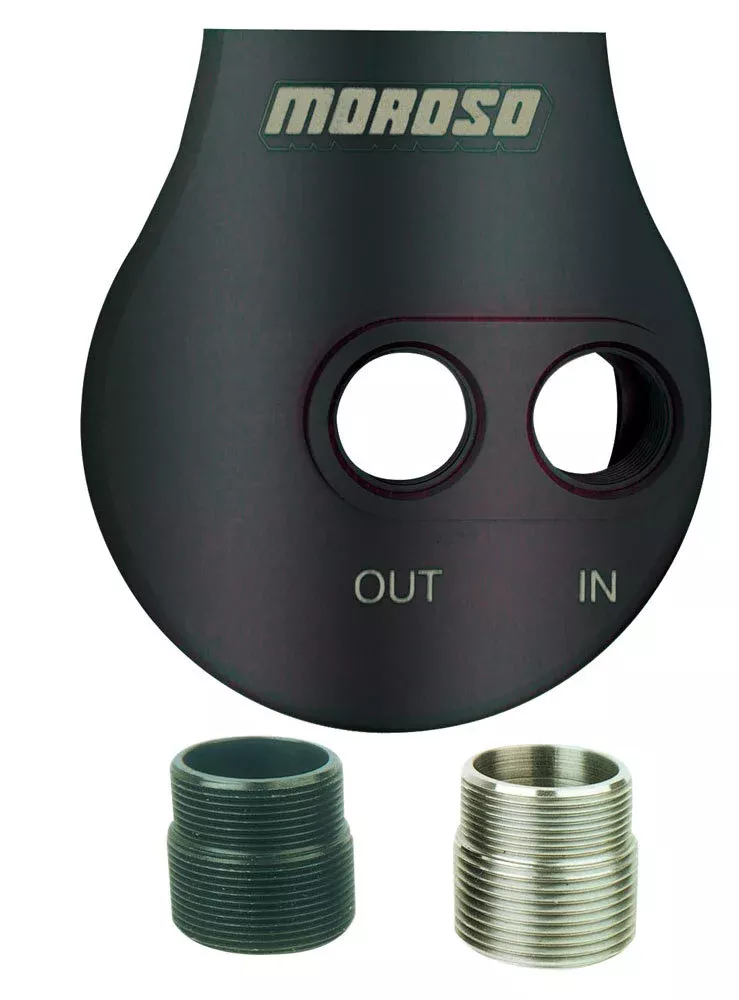 Moroso - Large Dia. Billet Oil Filter Mount