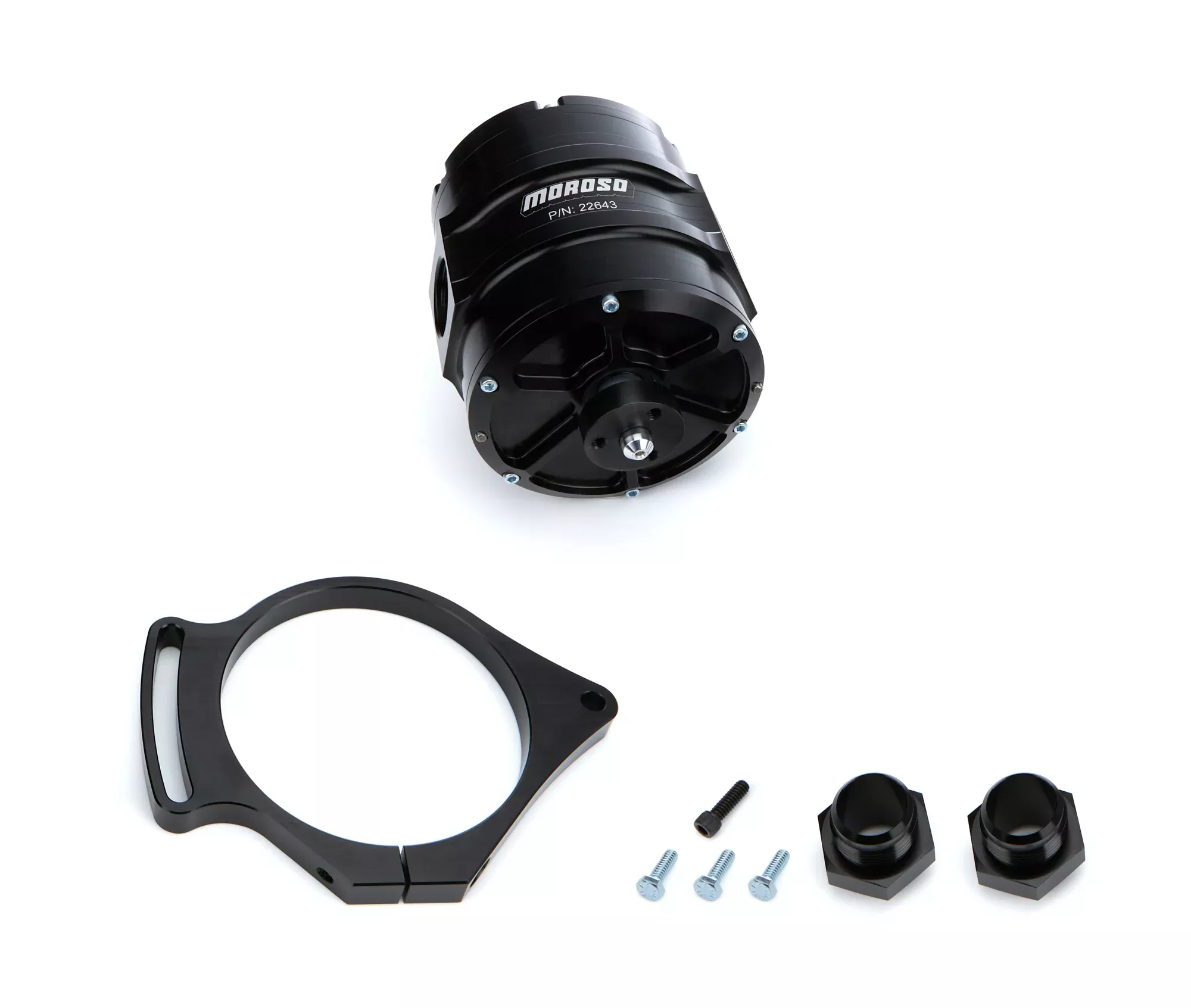 Moroso - Pro Mod 4-Vane Vacuum Pump w/Brkts. & Hdwr