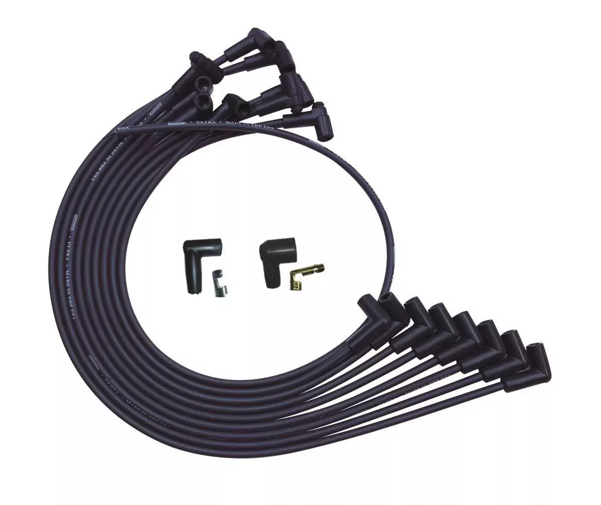 Moroso - Ultra Plug Wire Set SBC Over V/C Black