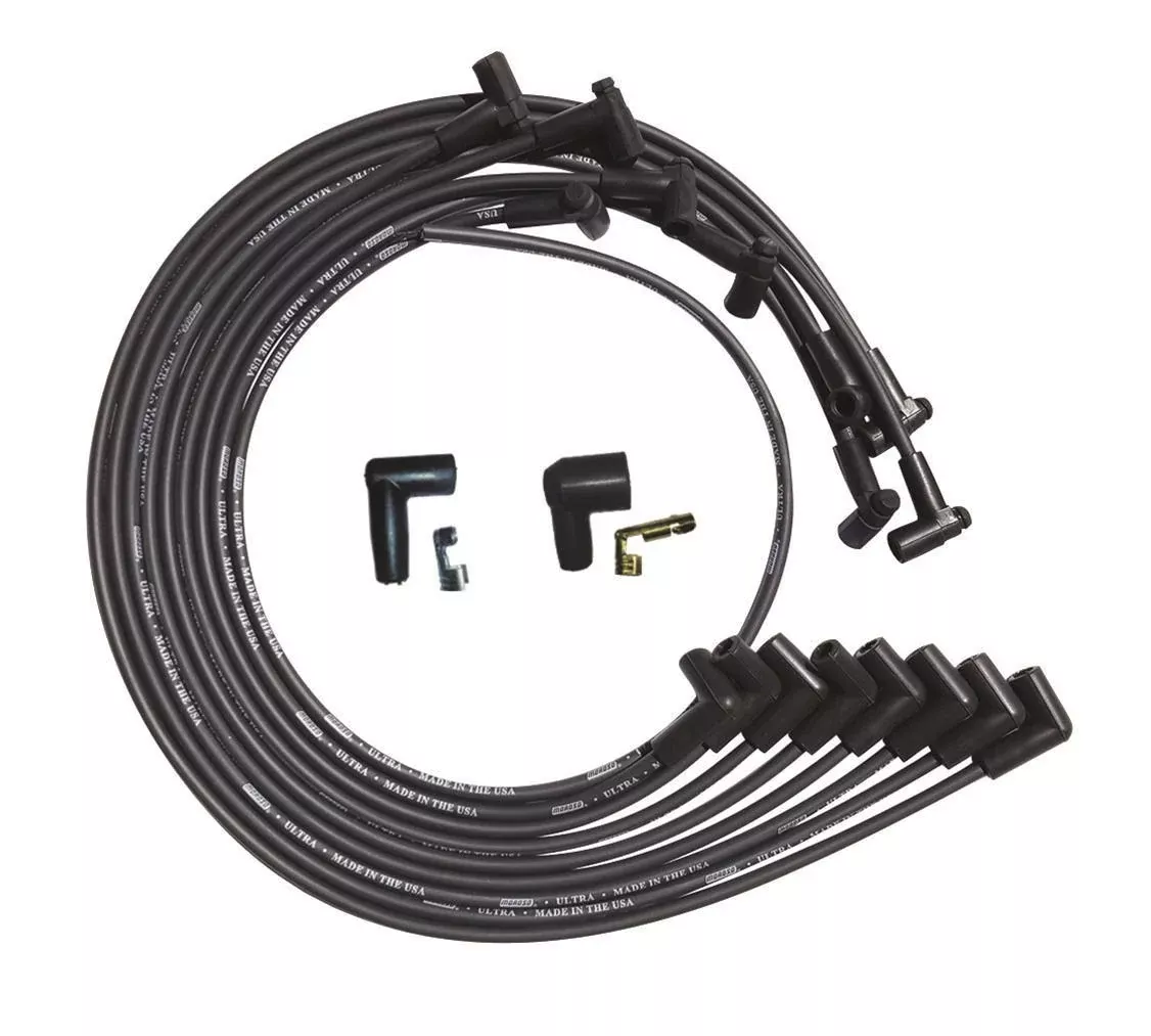 Moroso - Ultra Plug Wire Set SBC Under V/C Black
