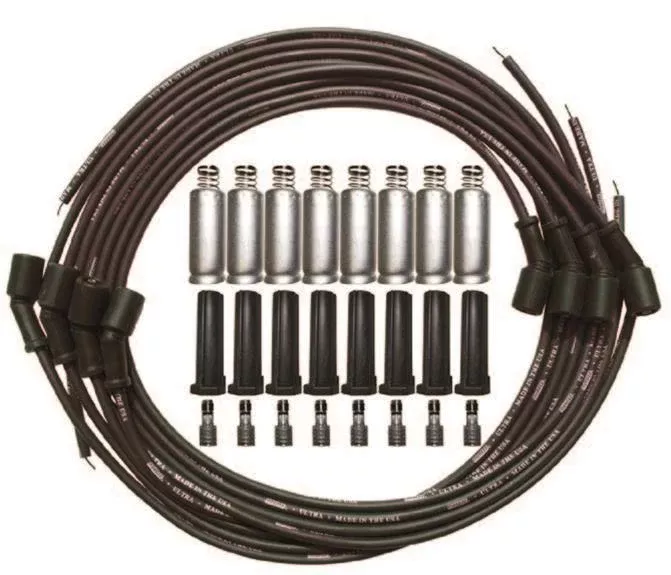 Moroso - Ultra Plug Wire Set Universal GM LS Black