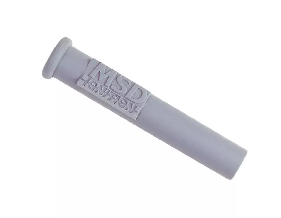 MSD - 100 qty Straight Gray Silicone Spark Plug Boots