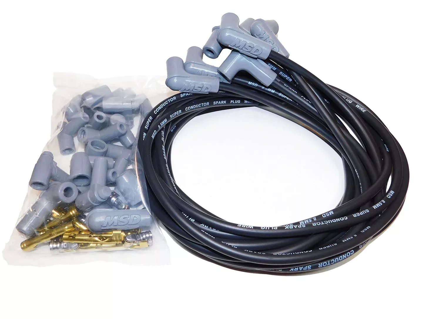 MSD - Black Super Conductor Universal 8 cyl. 90°