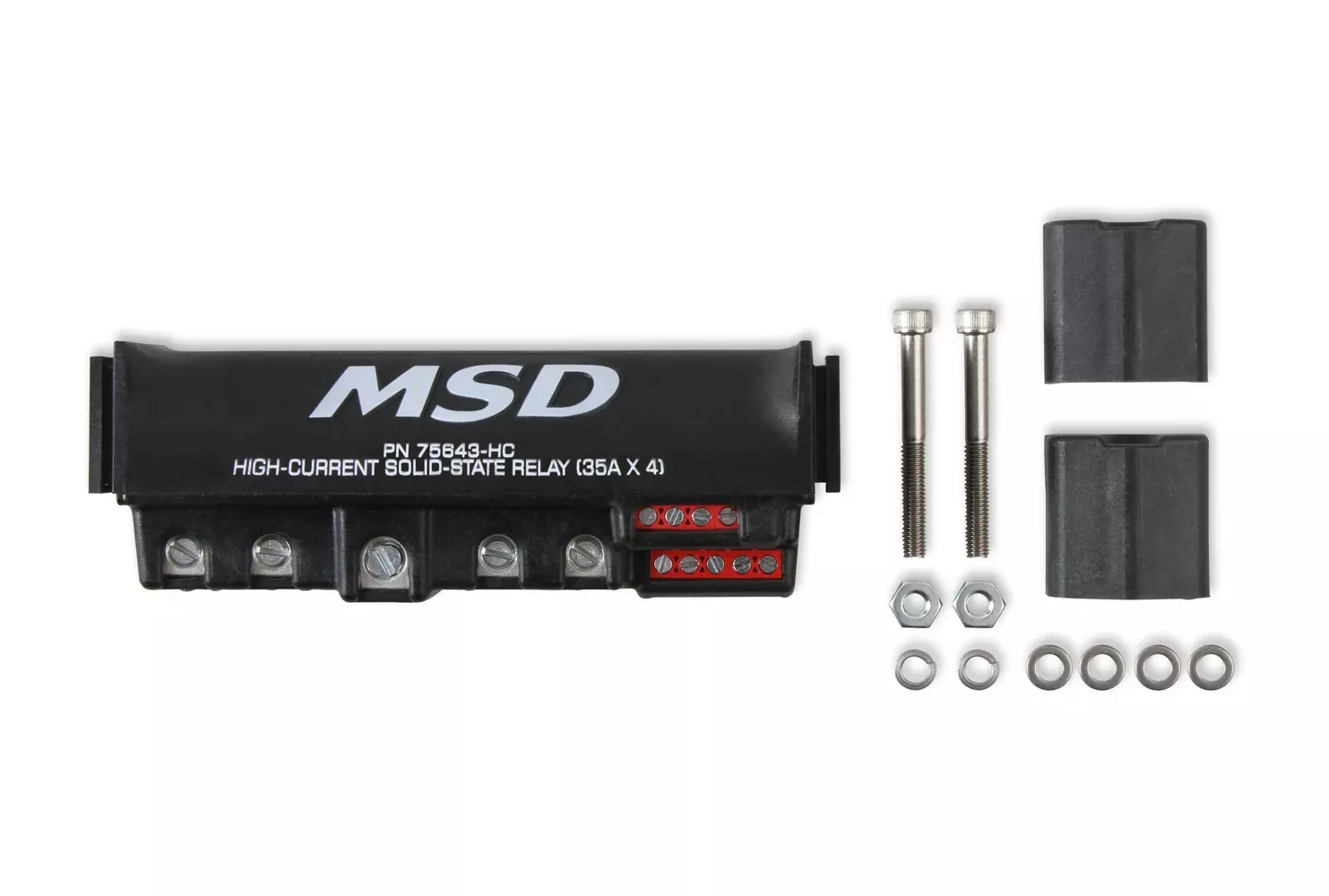 MSD - Clean up your wiring with an MSD Solid State Relay Block.