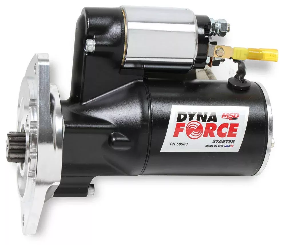 MSD - MSD DynaForce Starter - High Torque - Black - 3/4" Depth Ring Gear