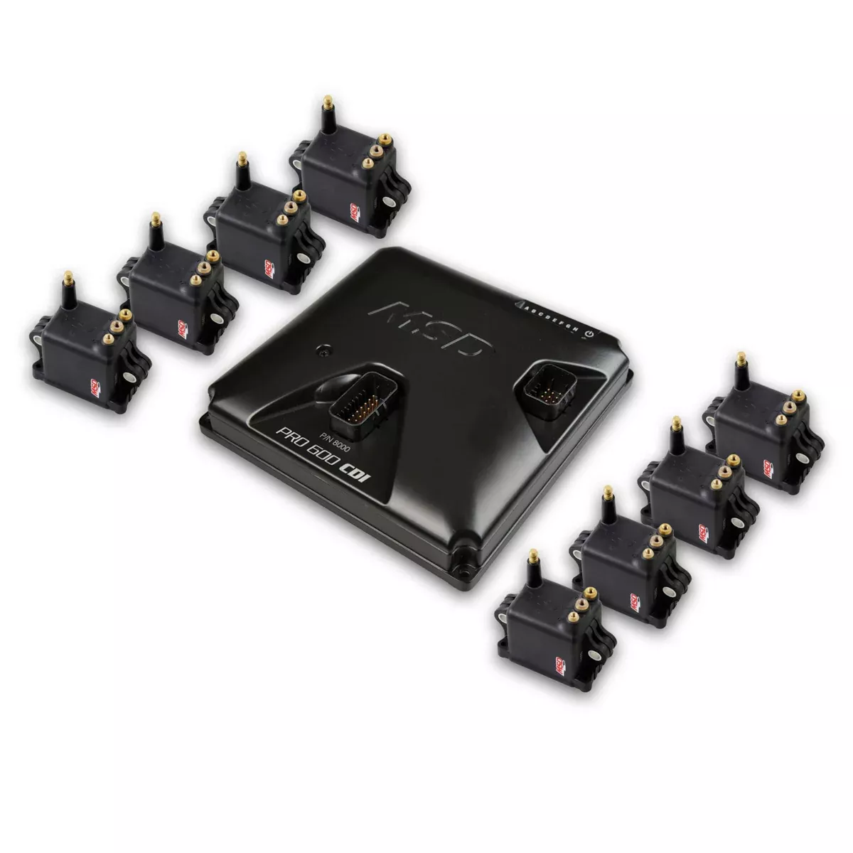 MSD - MSD PRO 600 CDI Ignition and Coil Kit - Black Coils