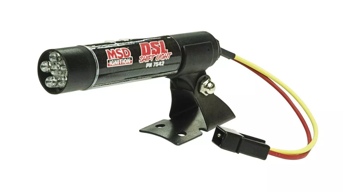 MSD - This compact shift light delivers a bright flash to alert you to shift.