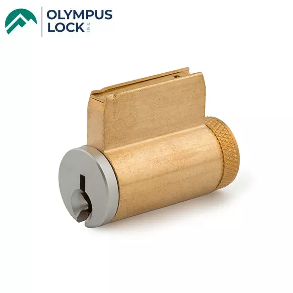 Olympus - 78-201 - Schlage C Keyway Compatible Cylinders - Optional Universal Driver Position - Optional Keying - Satin Chrome - Grade 1