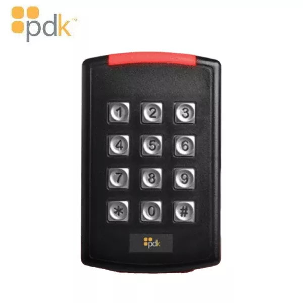PDK - RED High Security + Prox Keypad Reader - Desfire EV2 - 16V DC (13.56 MHz + Prox)