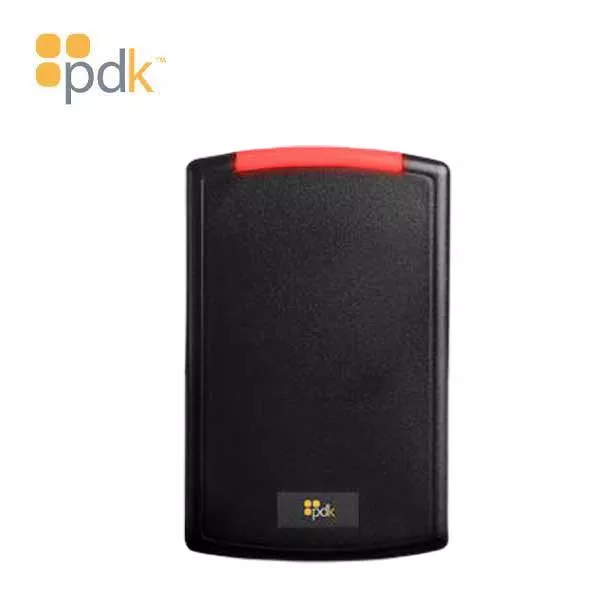 PDK - RED High Security Single Gang Reader - Desfire EV2 - 16V DC (13.56 MHz + Prox)