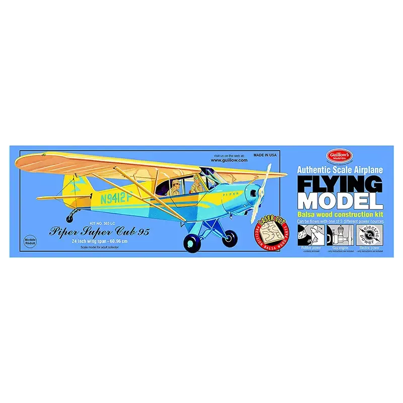 Piper Cub 95 Laser Cut, 24″ Wingspan