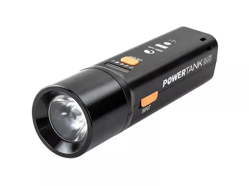 PowerTank Glow 5000 Red Flashlight/Charger