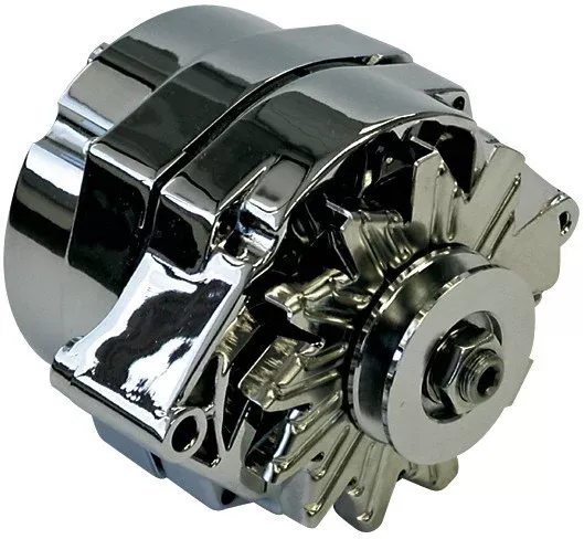Proform - 80-Amp Chrome Alternator - GM 1-Wire