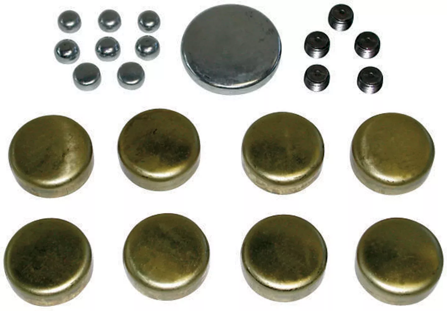 Proform - Brass Freeze Plug Kit Chevy 396-454