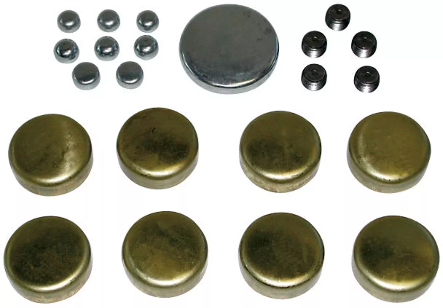 Proform - Brass Freeze Plug Kit Chevy 400