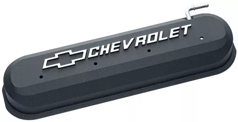Proform - GM LS Valve Covers - Blant Edge - Blk Crinkle