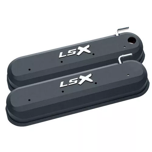 Proform - GM LS Valve Covers - Slant Edge Black