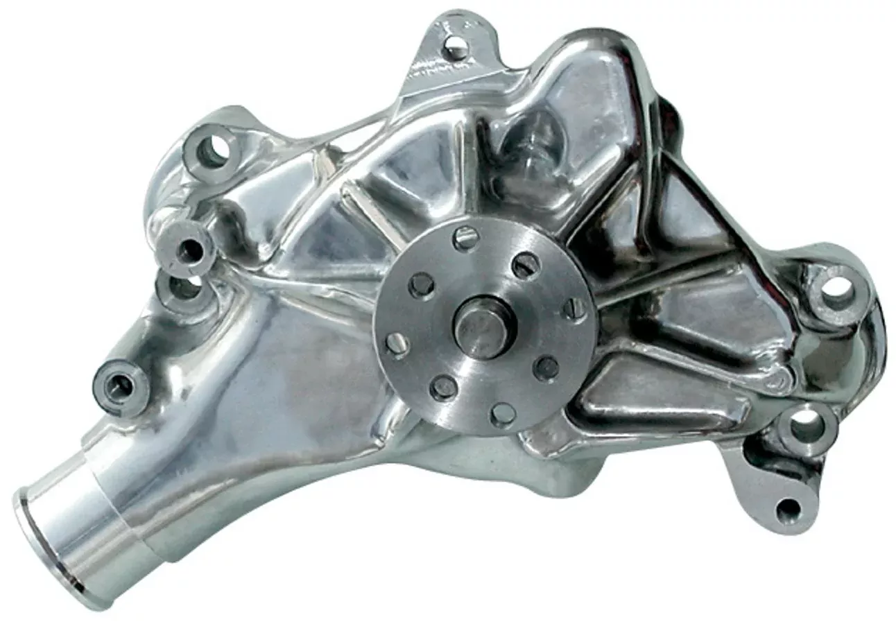 Proform - SBC Aluminum Water Pump - Polished- Long