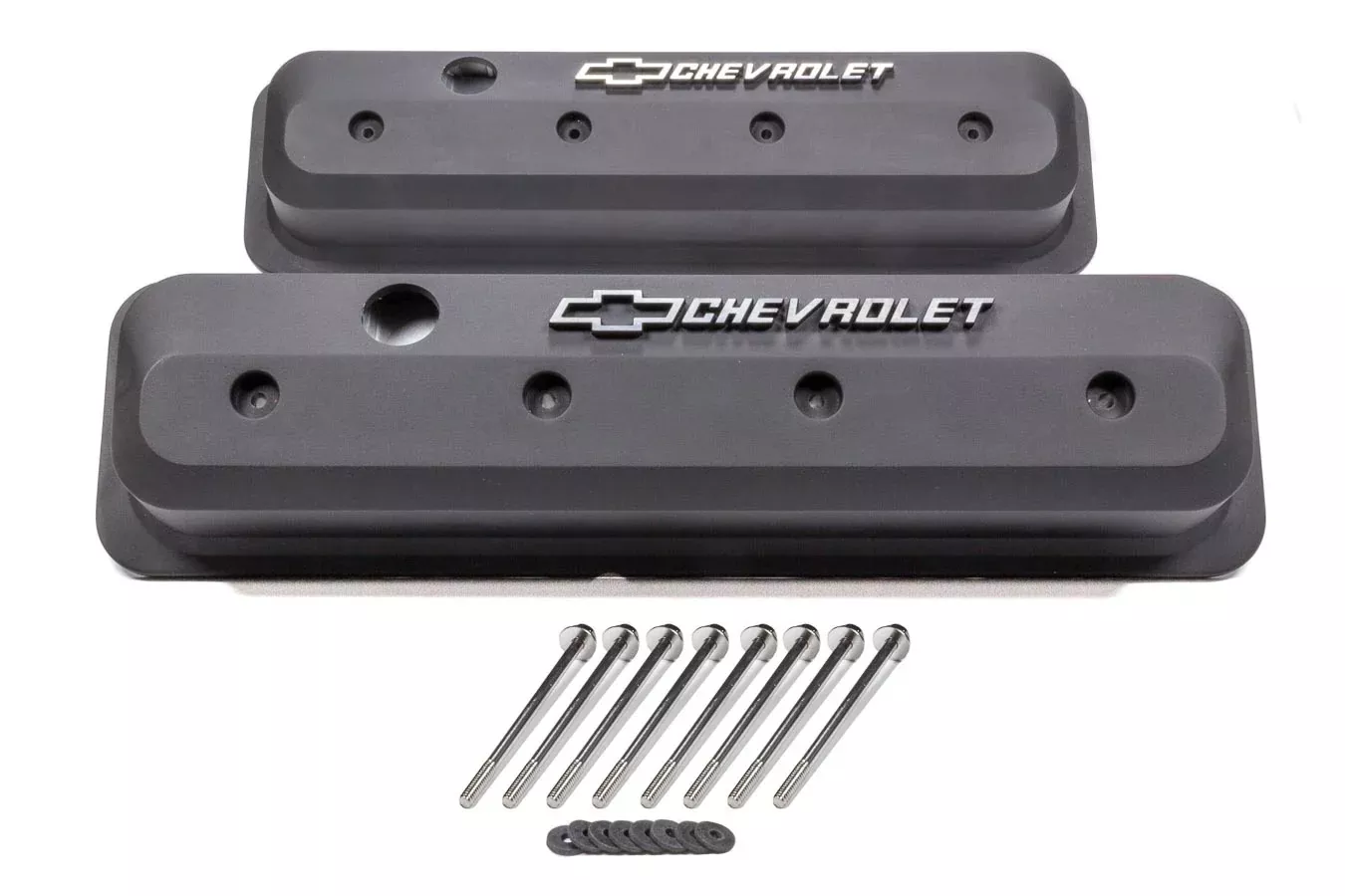 Proform - SBC Valve Cover Slant Edge Black Crinkle