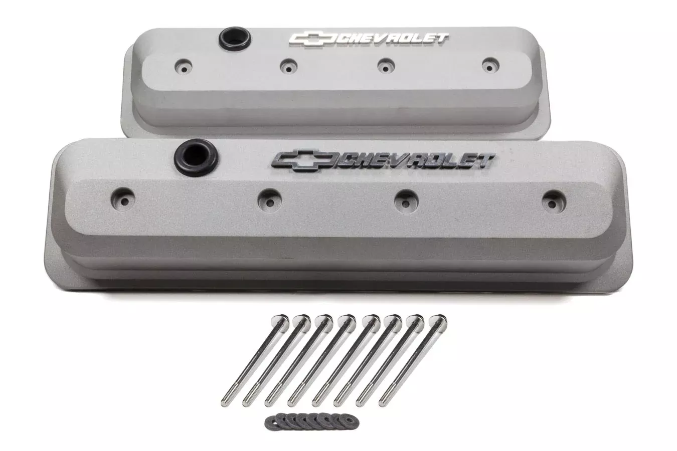 Proform - SBC Valve Cover Slant Edge Gray Crinkle
