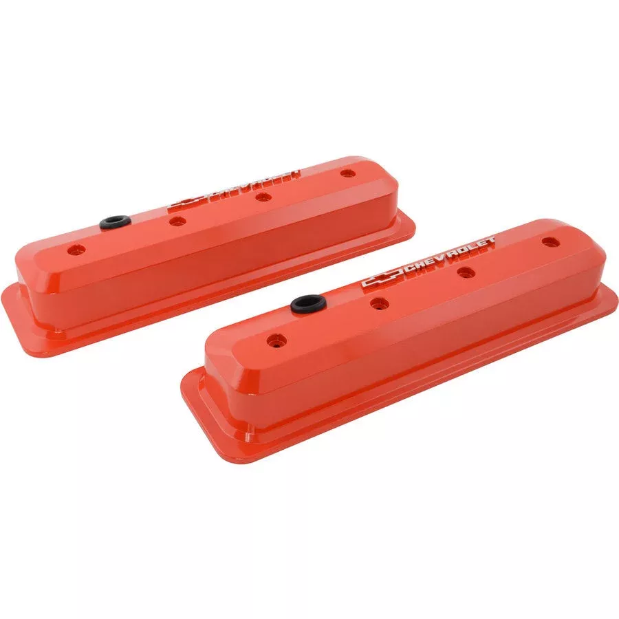 Proform - SBC Valve Cover Slant Edge Orange
