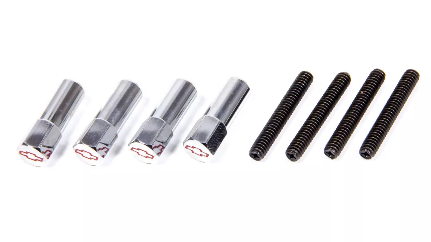 Proform - Valve Cover Nuts Chrome w/Red Bowtie