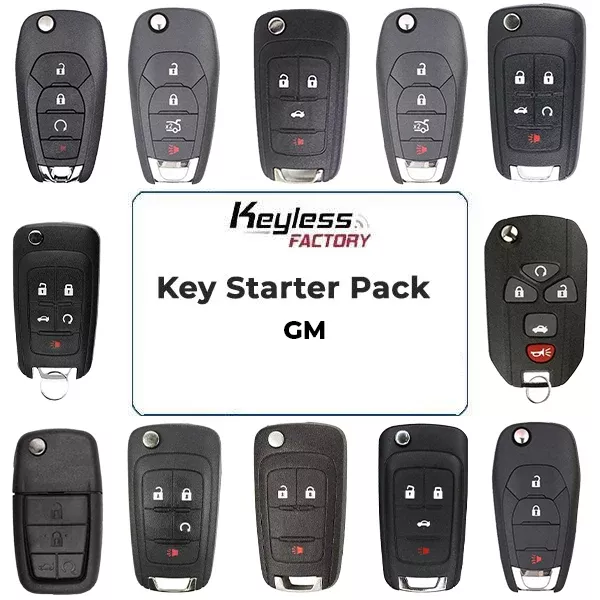 Remote Keys STARTER Pack / GM / Flip Keys (AFTERMARKET)