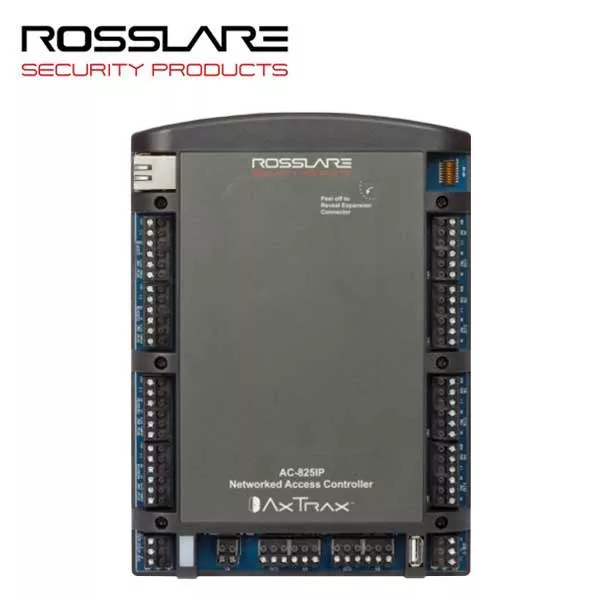 Rosslare - AC825IP - Expandable Networked Access Control Panel - DIN Housing - 4 Readers - TCP/IP - 60K Users - 500K Event History - 12VDC
