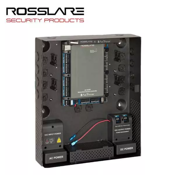 Rosslare - AC825IP - Expandable Networked Access Control Panel - Enclosed - 6 Readers - TCP/IP - 100K Users - 500K Event History - 12VDC