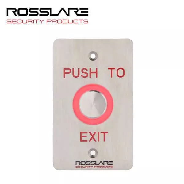 Rosslare - EX06EO -Request To Exit Button w/Toggle - Analog Piezo- 10-24 VDC