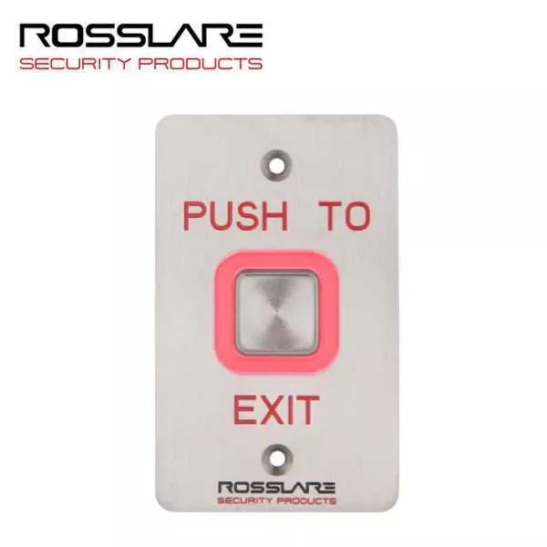 Rosslare - EX07EO -Request To Exit Button w/Toggle - Digital Piezo- 12-24 VDC