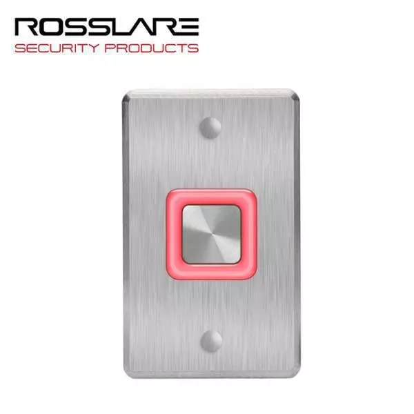 Rosslare - EX07OO -Request To Exit Button w/Toggle - No Print - Digital Piezo- 12-24 VDC