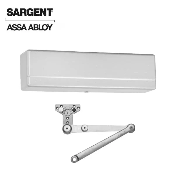 Sargent - 1431 - Powerglide Door Closer - Back Check Function - Heavy Duty Hold Open Parallel Arm - Adjustable Size 1-6 - Plastic cover - Dark Oxidized Satin Bronze - Fire Rated - Grade 1