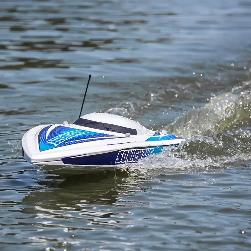 Sonicwake 36″ SelfRighting Brushless DeepV RTR, Blue/White