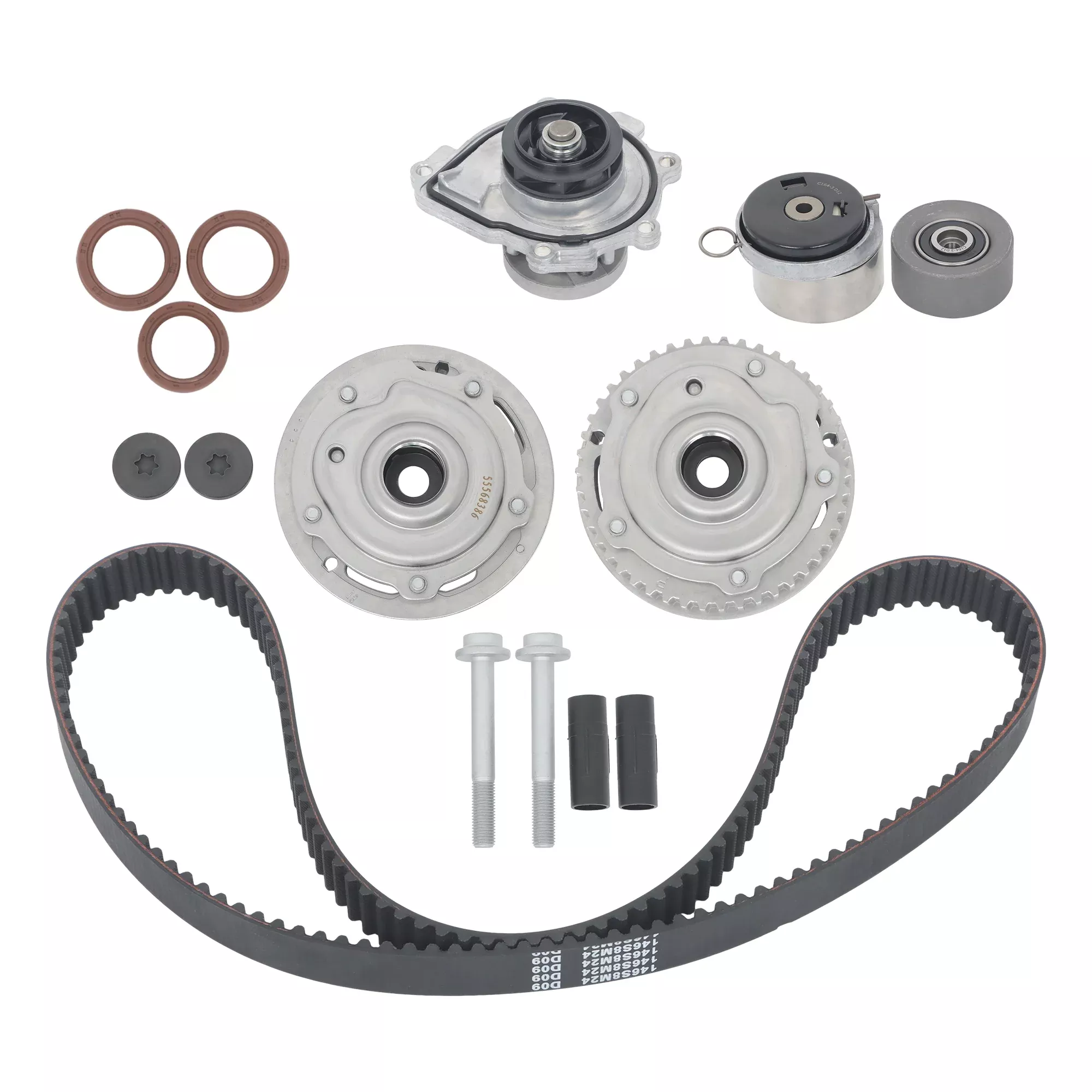 Timing Belt Kit and VVT Sprocket Replacement for Chevrolet Sonic Cruze 2011-2016 Replacement for Aveo 2010-2011 1.6L 55567048